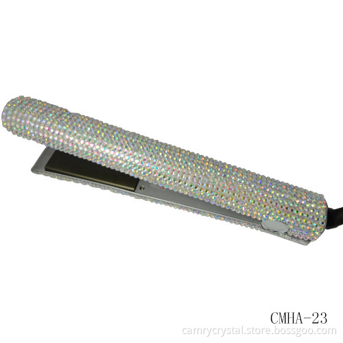 LCD Swarovski Crystal Hair Flat iron-Hair Styling Tools